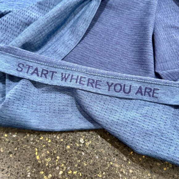 Lululemon Metal Vent 2.0 Performance T-Shirt. Blue. Medium. - Picture 6 of 7